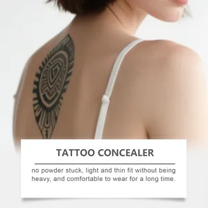 Correttore professionale per tatuaggi, coprenza totale e finish leggero sulla pelle.