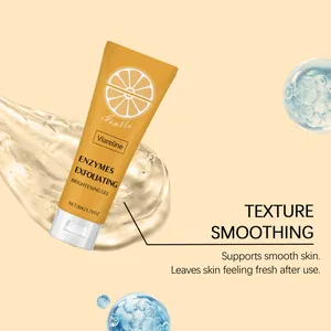 Close-up of Viareline Enzymes Exfoliating Gel showing its smooth and hydrating texture