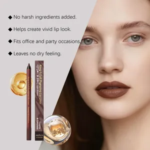 Crayon à lèvres repulpant marron clair zephoco pour un look crémeux et vif
