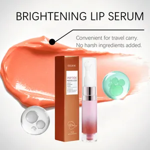 Dettaglio del siero labbra illuminante EELHOE con vitamina C e nutrienti ai peptidi.