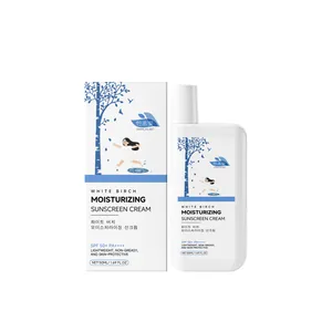 Hanchobit weiße Birke feuchtigkeitsspendende Sonnencreme SPF 50+ in 50ml Flasche