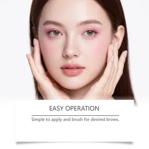 Mannequin avec crayon à sourcils 2-en-1 marron clair pour une application facile
