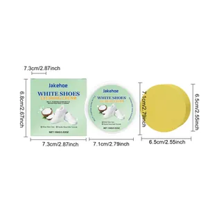 Tableau des dimensions du kit crème de nettoyage pour chaussures blanches JAKEHOE