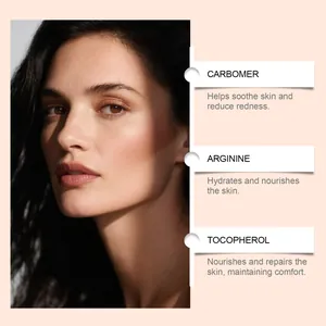 Detaillierte Hautpflegevorteile von Carbomer, Arginin und Tocopherol zur Hautreparatur.