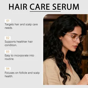 Close-up van vrouw met krullend haar die haarverzorgingseffecten toont