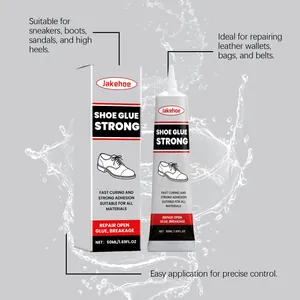 Pegamento para zapatos para reparar zapatillas, botas y artículos de cuero con precisión.