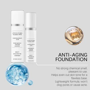Detailansicht der Anti-Aging Foundation SPF46 mit leichter Formel