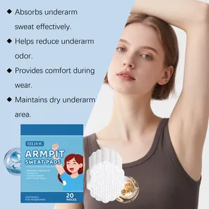 Disposable EELHOE underarm sweat pads for 12-hour breathable comfort and odor control