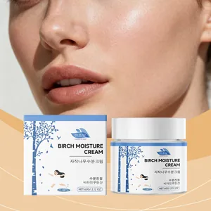 HANCHOBIT Crème Hydratante au Bouleau 60g Crème Visage Hydratation Profonde Pour Améliorer le Grain De Peau et l'Élasticité Crème Visage Lissante