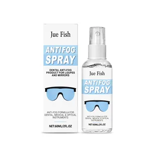 Spray antiappannante professionale Jue Fish 60ml per occhiali e specchi.