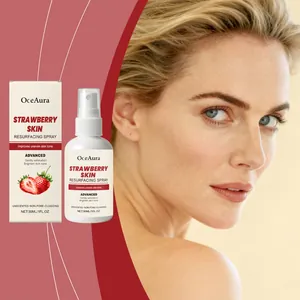 Erdbeer Gesichtspeeling Spray Sanftes Peeling Gesichtsspray Hautton Aufhellen Unebene Textur Hydratisierender Hautpflege Nebel