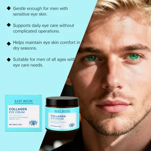Crema contorno occhi al collagene EAST MOON per uomo, rassodante e idratante, 60g