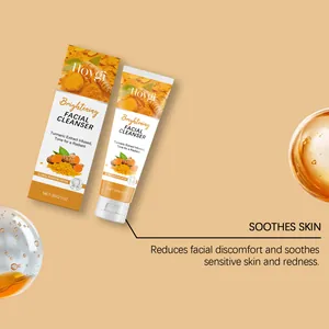 Hoygi Turmeric Brightening Facial Cleanser for Soothing Sensitive Skin and Redness 30g