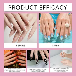 Manicure magnetic tool efficacy showing detailed before and after nail art designs