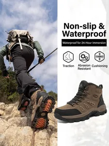 SkyPilot Professional Waterproof Hiking Shoes Men Women High Top Non-Slip Wear-Resistant Outdoor Trekking Boots Climbing Shoes