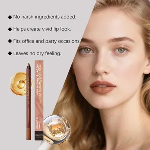 Details der Zephoco Pink Brown Lippenkonturenstift-Ergebnisse auf Modells