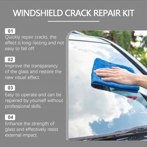Detailed benefits of using a professional car windshield crack repair kit for glass restoration.
