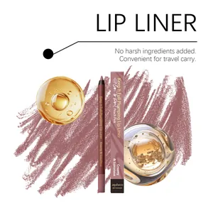 Crayon à lèvres repulpant Peach Pink pour un contour des lèvres crémeux et précis.