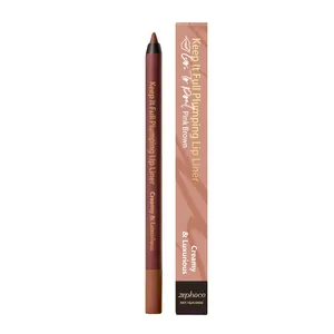 Μολύβι χειλιών Zephoco Pink Brown με κρεμώδη υφή και το αντίστοιχο κουτί συσκευασίας