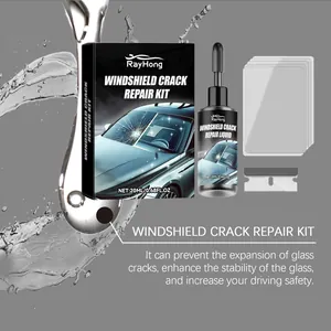 Comprehensive Rayhong windshield crack repair kit with 20ml resin and tools