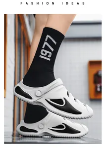 Stylish white breathable clogs sandals for men and women, perfect for beach and outdoor use