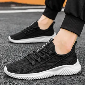 Baskets d'Été en Maille pour Femmes Légères et Respirantes Chaussures de Course Semelle Souple Décontractées Sport en Plein Air