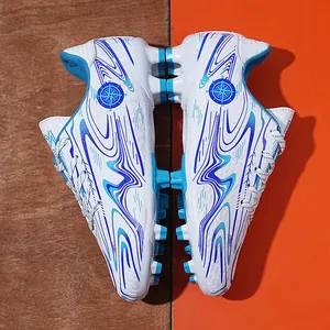 Professional Soccer Shoes For Men Boys Kids Outdoor FG AG Cleats Turf Training Football Boots Breathable Mesh Sports Sneakers