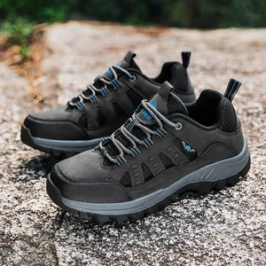 Atmungsaktive Herren Wanderschuhe für Outdoor-Aktivitäten mit rutschfester Gummisohle
