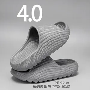 Unisex Fashion EVA Thick Sole Slides Non-slip Bubble Texture Beach Slippers Casual Outdoor Summer Pool Sandals For Men Women