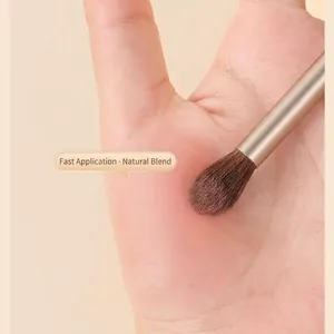 Soft eye blending makeup brush for natural eyeshadow transition and precise application