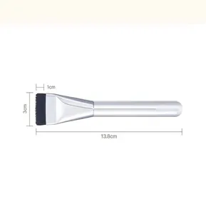 Flacher Foundation-Pinsel Details: 13,8 cm Gesamtlänge und 3 cm Pinselkopfbreite
