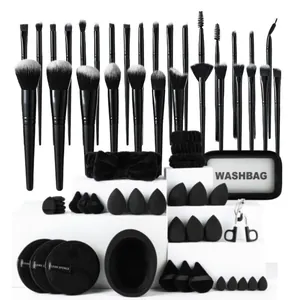 Professionelle Make-up-Pinsel-Kollektion aus Synthetikfasern für Lidschatten und Puder Beauty-Tools für Damen Tägliche Kosmetik