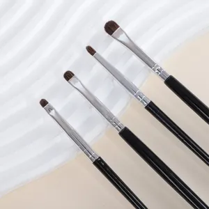 Ensemble de Pinceaux de Maquillage Professionnel H525 Pinceau à Contour du Nez Biseauté H526 Pinceau Enlumineur pour Détails Yeux