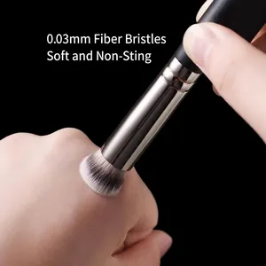 Pinceau anti-cernes rond 270 avec fibres souples de 0,03 mm pour un maquillage net