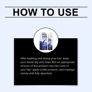 Instructions on how to use GleamXi Mild NMN Hair Soothing Roller for hair care