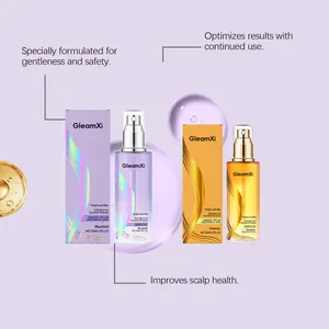 GleamXi nährendes Haarölspray in Bluebell und Freesia Düften für seidig glänzendes Haar