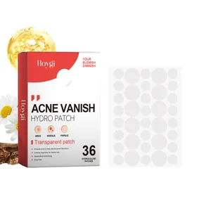 Σετ Hoygi Acne Vanish Hydro Patch με 36 διαφανή υδροκολλοειδή επιθέματα για περιποίηση ακμής