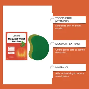 Ingredientes detallados de los parches de artemisa Laniska con vitamina E y aceite
