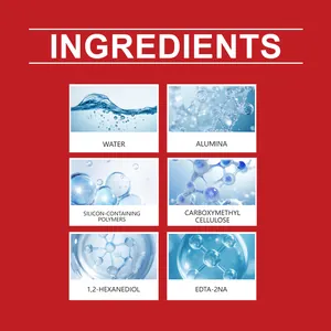Elenco dettagliato degli ingredienti per pulitore e lucidante per rame professionale.