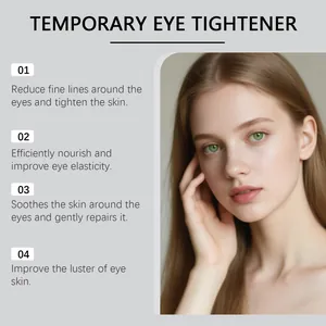 Macro view of moisturizing eye cream benefits for fine lines and skin tightening