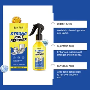 Detailansicht von Jue Fish Rostentferner-Spray mit Zitronen- und Sulfaminsäure-Zusatz