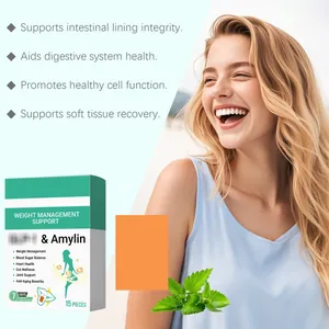 Professional weight management supplement packaging with dietary health benefits listed