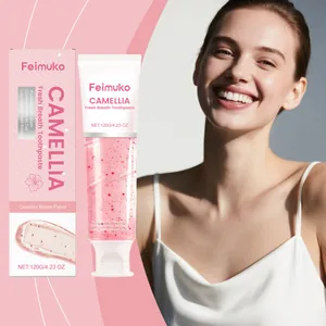 Dentifrice Camélia Pour Haleine Fraîche Nettoyage Dents Éclaircissant Formule Douce Soins Buccaux Quotidiens Parfum Floral Gel Rose Hygiène Buccale