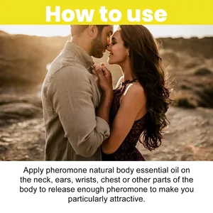 Guide on how to use pheromone natural body essential oil to enhance attraction and fragrance.