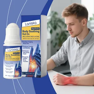LANISKA MagniSoothe Roll-on Lenitivo Per Il Corpo Sollievo Dal Dolore Articolare Muscolare Massaggio Idratante Formula A Base Di Erbe Cura Del Corpo Comfort Ginocchia Piedi Schiena Naturale