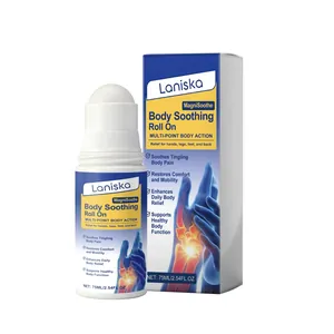 Roll-on lenitivo corpo Laniska MagniSoothe per sollievo articolare e muscolare, 75ml