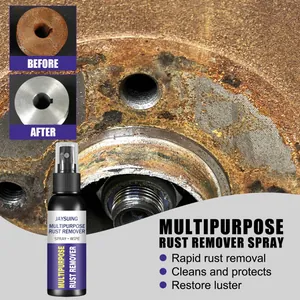 Jaysuing Mehrzweck-Rostlöser-Spray mit Vorher-Nachher-Effekt bei der Metallreinigung