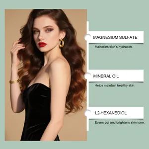 Vista detallada de los ingredientes de la crema cushion radiante para hidratación