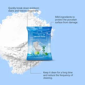 Poudre de nettoyage pour toilettes efficace contre les taches tenaces et la désodorisation