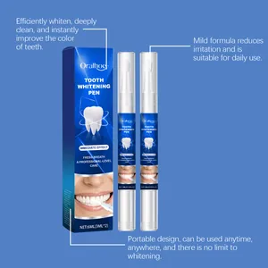 Kit penna sbiancante per denti Oralhoe con due penne e formula professionale.